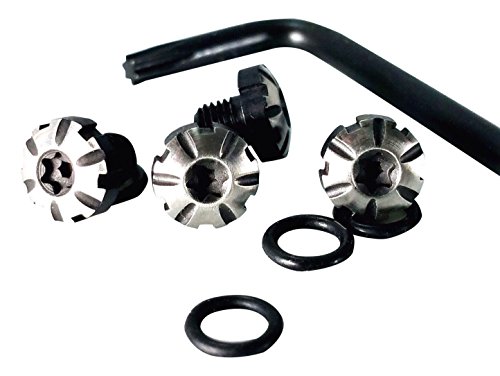Exel 1911S-4-D 1911 Short Screws, 4 Screws/O Rings, Torx Key, 2 Tone, 0.223