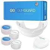 GumGuard Denture Mouthguard Soft, Customizable Fit for Upper & Lower Arches, Relief for Grinding & Clenching - Ideal for Denture Wearers & Implant Patients Upper White Guard
