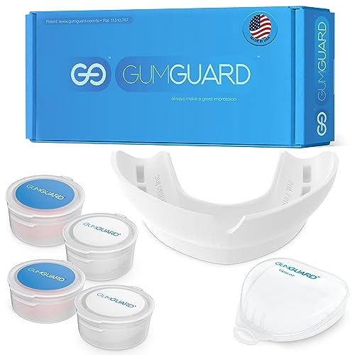 GumGuard Denture Mouthguard Soft, Customizable Fit for...