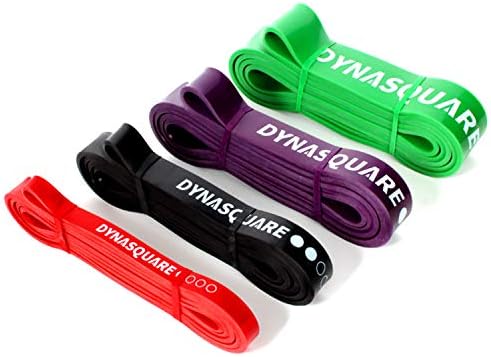 DYNASQUARE Resistance Bands, Pull Up Bands, Heavy Duty Exercise Bands for Body Streching, Powerlifting, Resistance Training, Single Band