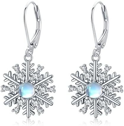 Orecchini Fiocco Di Neve In Argento 925: Gioielli Artigianali