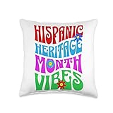 Happy National Hispanic Heritage Month 2022 Latino Throw Pillow
