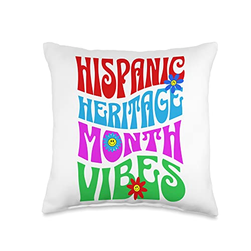 Happy National Hispanic Heritage Month 2022 Latino Throw Pillow