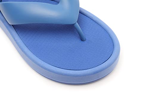 Sandália Brizza Arezzo Rasteira Feminino, Cobalto Jelly, 37/38