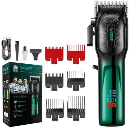 V-654 Professional Hair Clipper USB Rechargeable Grooming Kit