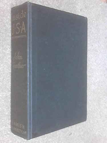 INSIDE U. S. A. by John Gunther (1947-08-01) B01K137JDQ Book Cover