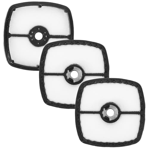 TOGEVAL 3個 草刈り機用ガスエンジンエアフィルター 安定耐久パフォーマンス 多機能対応 トリマー チェーンソー適合 替えフィルター簡単取