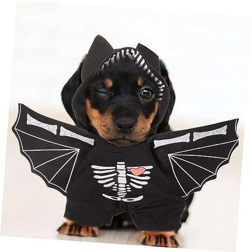 Disfraz Halloween murciélago para perros y gatos miniatura 3