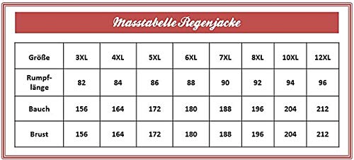 Marc&Mark Kurtka funkcyjna o dużych rozmiarach – kurtka przeciwdeszczowa męska, rozmiar oversize, 2 kolory, 3-12XL