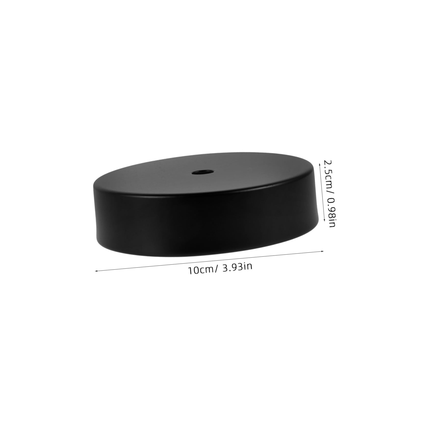 SOLUSTRE DIY Round Table Lamp Base Versatile Light Stand for Craft and Display Edged Design for Home Decor and Events