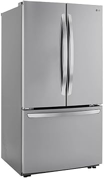 LG 29 cu. ft. 3-Door French Door Refrigerator in Stainless Steel with Door Cooling+ and Internal Ice Dispenser LRFCS29D6S