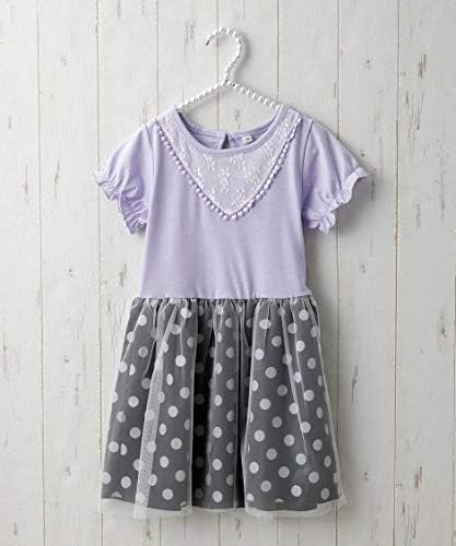 Amazon Co Jp Nissen ニッセン ワンピース ドレス ワンピース 胸元レース ふんわりチュール使いドッキングワンピース 女の子 子供服 ジュニア服 パープル 160 ファッション