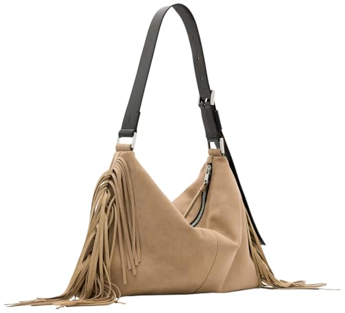 Edbury Suede Fringe, Mink Brown2
