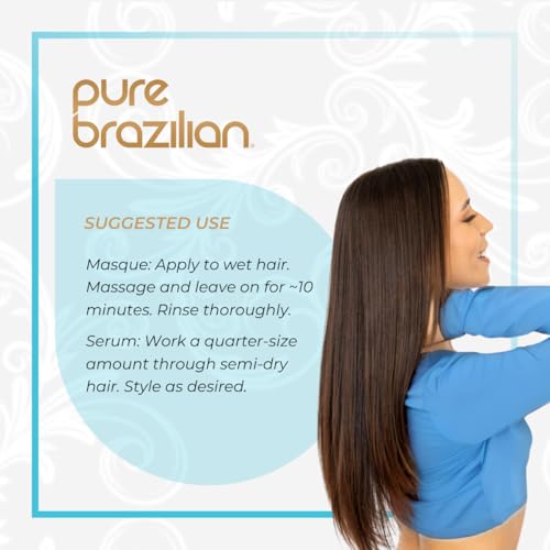 Pure Brazilian B00MC26T6I 4 Piece Essential Travel Size Kit: Anti-Frizz Shampoo thumb #4