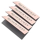 Letrero de silla reservada de acrílico: estos letreros de diseño exquisito son ideales para crear un romántico y acogedor en su o , letreros de de mesa reservada