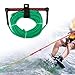 CAQYPVH Wakeboard Waterski Rope, Wakeboard Tow Rope with Handle, Professional Waterski Leash, 75 Feet for Wakeboard Accessories, Green Rope