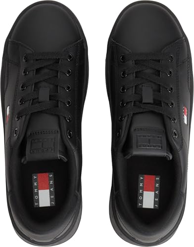 Tommy Jeans Tjw Script Cupsole Flatform à semelle épaisse texturée