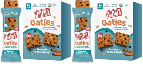 Perfect Bar Oaties Refrigerated Protein Bars, Brownie Batter, Oat-Based Lunch Box Snacks, 8g Protein, 20+ Superfoods, Kids & Adults, 1.83 oz bars, 4 count (Pack of 2) image 4