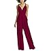 Lover-Beauty Mujer Mono Rojo Elegante Largos Otoño Un Hombro Casual Pantalones Ropa...
