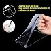 DLOPK Cinta de doble cara Lavable multifuncional(9.8ft/3Meter) Nano Tape, Adhesivo antideslizante,Reutilizable Transparente...