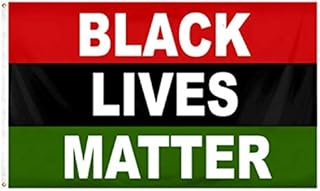 AZ FLAG - Black Lives Matter African American Flag - 3x5 Ft - Light Polyester Afro-Americans Banner with Two Brass Eyelets - Fade Resistant - Vivid Colors - 3' x 5' Feet - 150x90 Cm