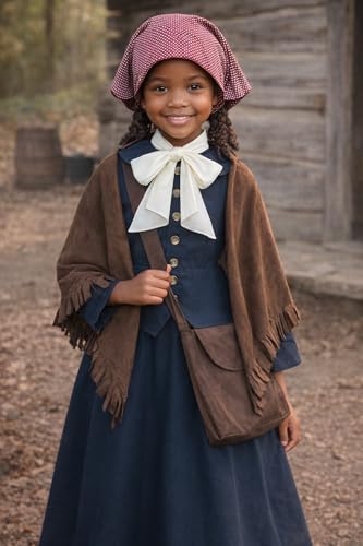 Disfraz Harriet Tubman para niñas con accesorios miniatura 2