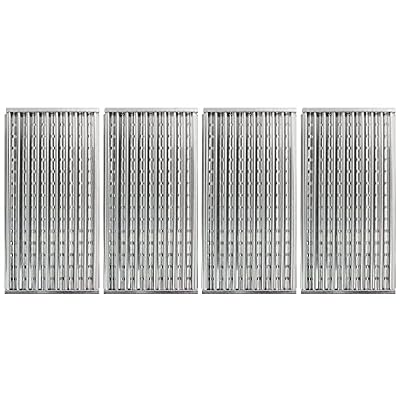 Hongso 18 3/8" Stainless Steel Tru-Infrared Emitter Grates for 4 Burner Charbroil Grills Pre-2015 Models, 463271315 463271314 463241414 463241413 463271313 466241413, 4-pk