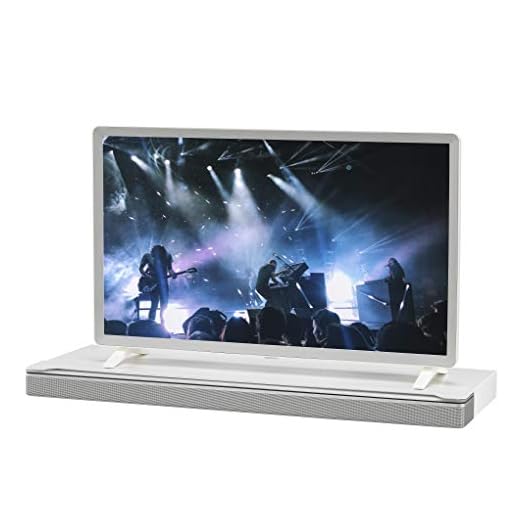 SoundXtra TV-stativ för Bose SoundTouch 300 & Bose Soundbar 700 – vit SDXBSB7ST1011