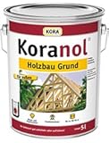  5L Holzschutzmittel Koranol Holzbau Grund Iv. Schützt Holz vorbeugend vor holzzerstörenden Pilzen (Fäulnis), Insekten und Bläue.
