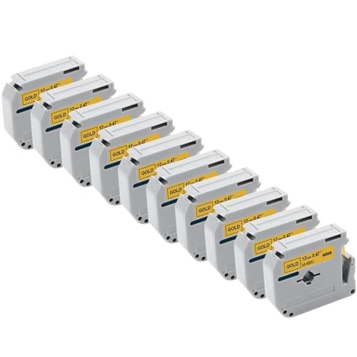 Rubans d'étiquettes compatibles MK231 or 12mm pour ne plus rien perdre