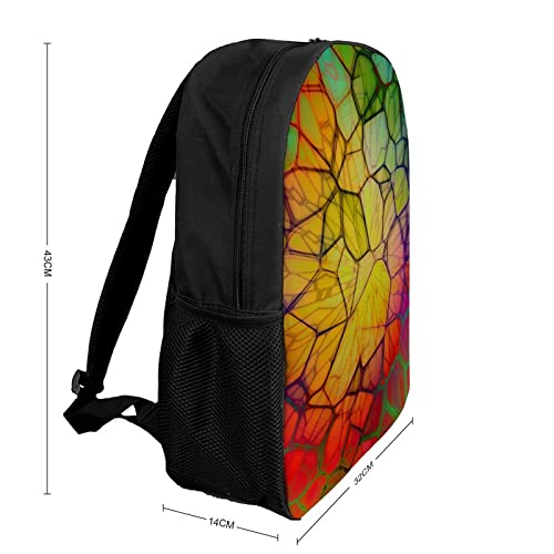 Cartable unisexe 17 pouces avec imprimé 3D et design léger - 2
