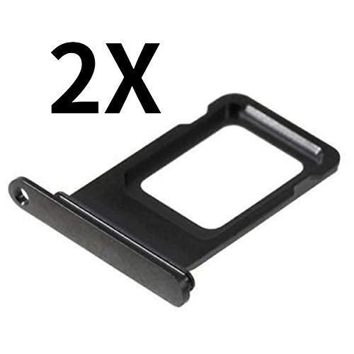 2X Single Sim Card Holder Slot Simcard Tray Replacement For Iphone Xs 5.8 Inch (Black) #TOP1