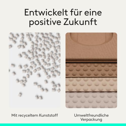 Logitech Lift Vertikale Ergonomische Maus, Kabellos, Bluetooth oder Logi Bolt USB-Empfänger, Leise Klicks, 4 Tasten… – Ansicht 5
