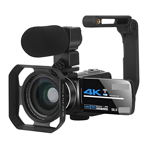 Caméra de vlogging 4K vision nocturne pour filmage extérieur net - 7