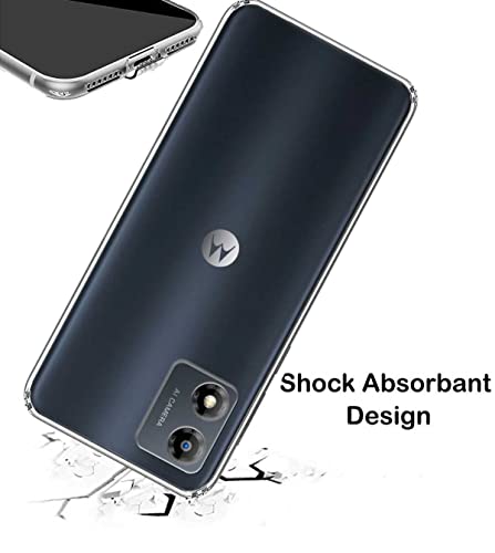Image of Soft Silicone TPU Back Cover Compatible with Motorola E13 /Motorola Moto E13
