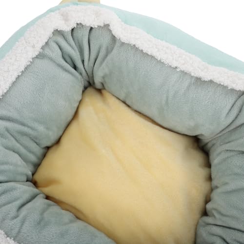 Hamac suspendu pour chaton lit balançoire portable peluche chaude - 4
