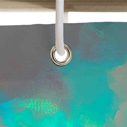 Rideau douche lavable en machine polyester lesté J#17 - 4
