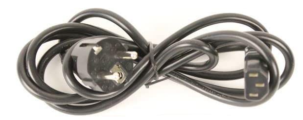 Leba C13 10A Cable to Schuko 3.0 Meters, Black, NCABLE-C13-SC-3.0M