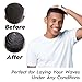 2PCS Laydown Pad 360 Waves Training Pad,Premium Lay Down Pad for Waves with Elastic Band Helps Train Your Hair to Laydown and Achieve Your Desired Wave Pattern for Men