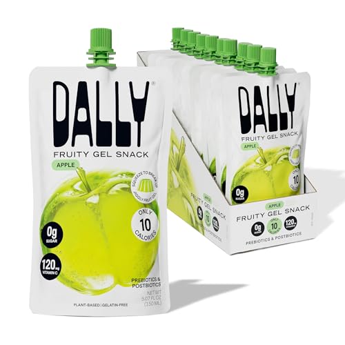 Dally Apple Drinkable Konjac Jelly 10 Pouches | Healthy 10-Calorie,