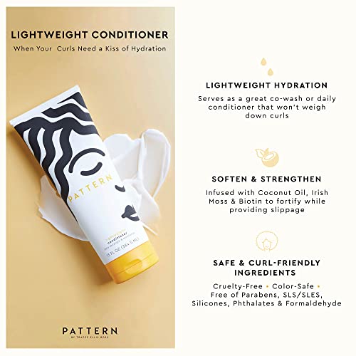 Pattern Beauty By Tracee Ellis Ross Lightweight Conditioner, 13 Fl Oz, Rich Moisture For Curlies, Coilies And Tight-Textured Hair, 3A-4C #TOP1