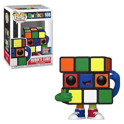Funko Pop Retro Toys - Exclusivo de la convención de otoño 2022: cubo de rompecabezas.cubo de rubik