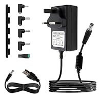 Package List: 1*24V 1A dc power supply with 5.5*2.5 mm dc plug;5* interchangeable dc connector tips 4.0*1.7 mm, 3.5*1.35 mm, 3.0*1.1mm, 2.5*0.7 mm, LED terminal connector 24V DC Power Supply Product Specifications: Input Voltage: AC 100V-240V 50-60Hz...