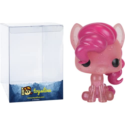 Pinky Pie [Glitter] (Toys R Us Exc): Pop! My Little Pony Vinyl Figurine Bundle With 1 Compatible 'Toysdiva' Graphic Protector (003 - 10113 - B)