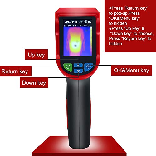 MASALING Infrarot Wärmebildkamera Bodenheizung Detektor NF-521 Temperaturbild-Imager 20000 Pixel für Haus Stromprüfung – Bild 7