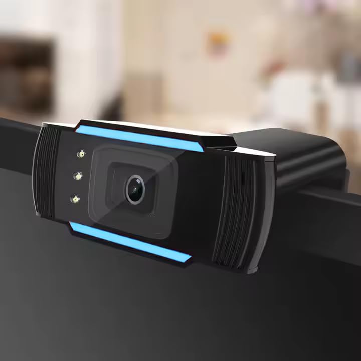 TruVoice 1080P Webcam for Computer/Laptop and Includes Full HD Wide Angle Camera - Works with All Streaming Platforms Like Windows, Apple, Skype, Teams and Zoom + Many More