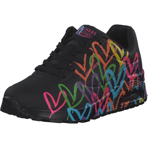 Image of Skechers Street Womens,UNO - Highlight Love,BKMT,7 M US