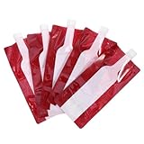 Pochette plastique pour bouteille de vin : de transport pour vin rouge, alternative à la bouteille en verre, antichoc, pochette de rangement pour vin