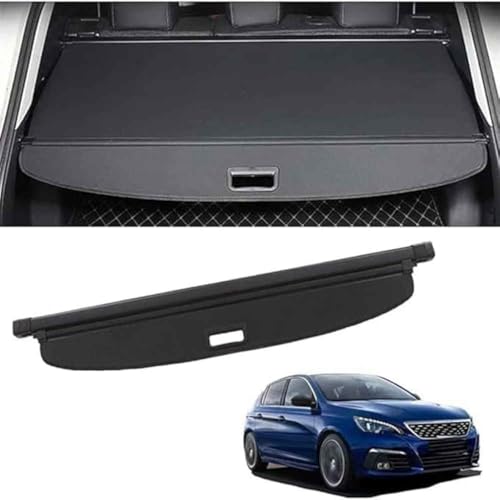 GZCSsm Auto Laderaumabdeckung Kofferraum für Peugeot 308 SW II (Phase II, 2017), Einziehbarer Frachtabdeckungen Kofferraumabdeckung Rollo Innen Zubehör