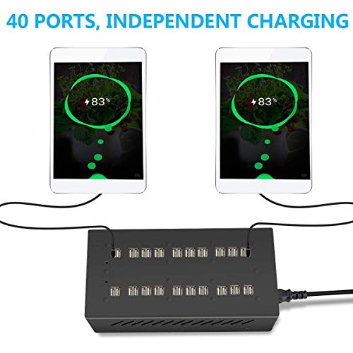 Estación de carga USB multipuerto para hoteles y centros de compra 7